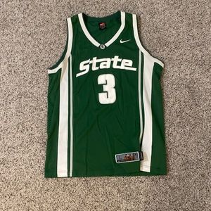 Nike Elite Michigan State University Basketball Jersey Large